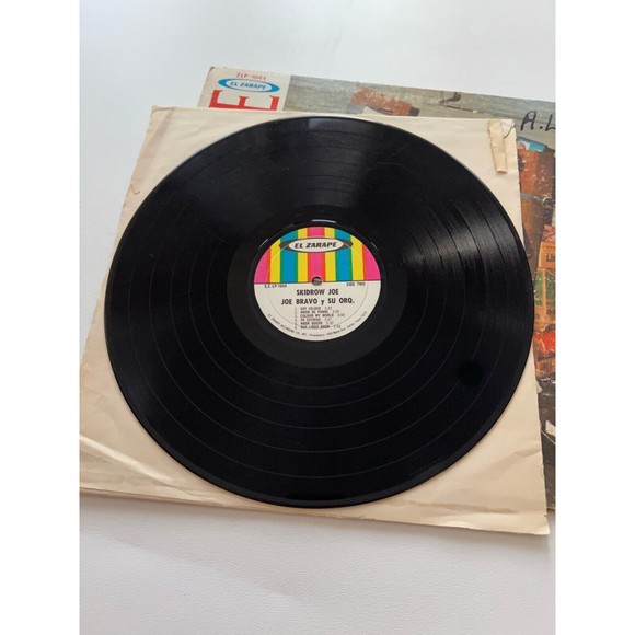 Joe Bravo y Su Orquesta Skidrow Joe El Zarape LP 1044 G+ - Picture 7 of 8